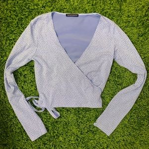 Brandy Melville Coco wrap top
